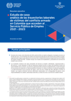 Estudio de caso: análisis de las trayectorias laborales de víctimas del conflicto armado en Colombia que acceden al Servicio Público de Empleo 2021 - 2023