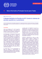 The ILO multi-pillar pension model: building equitable and sustainable pension systems