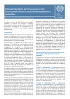 El modelo multipilar de pensiones de la OIT: construyendo sistemas de pensiones equitativos y sostenibles