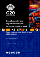 Social security and digitalization for an inclusive future of work: paper prepared under South Africa’s G20 Presidency