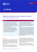 Employment implications of the earthquake in Myanmar: a preliminary rapid assessment