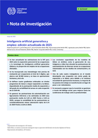 Inteligencia artificial generativa y empleo: edición actualizada de 2025