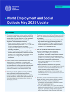 World employment and social outlook: May 2025 update