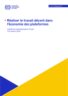 Réaliser le travail décent dans l’économie des plateformes