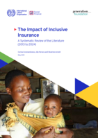 The impact of inclusive insurance: a systematic review of the literature (2013 to 2024)