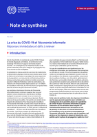 La crise du COVID-19 et l’économie informelle: réponses immédiates et défis à relever
