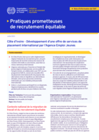 Côte d’Ivoire: développement d’une offre de services de placement international par l’Agence Emploi Jeunes