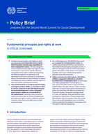Fundamental principles and rights at work: a critical crossroads
