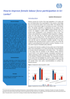 How to improve female labour force participation in Sri Lanka?