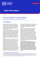 La crisis de COVID-19 y la economía informal: respuestas inmediatas y desafíos de política