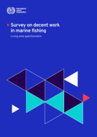 Survey on decent work in marine fishing: living area questionnaire