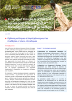 Intégrer et étendre la protection sociale pour accompagner la transition écologique au Sénégal: options politiques et implications pour les stratégies et plans climatiques