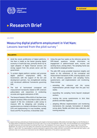 Measuring digital platform employment in Viet Nam: lessons learned from the pilot survey