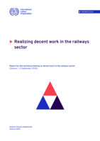 Realizing decent work in the railways sector