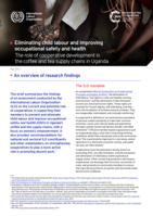 Eliminating child labour and improving occupational safety and health: the role of cooperative development in the coffee and tea supply chains in Uganda