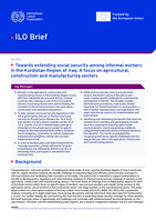 Towards extending social security among informal workers in the Kurdistan Region of Iraq: a focus on agricultural, construction and manufacturing sectors