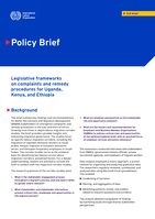 Legislative frameworks on complaints and remedy procedures for Uganda, Kenya, and Ethiopia