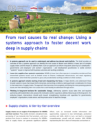 From root causes to real change: using a systems approach to foster decent work deep in supply chains