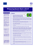 Measuring decent work in Brazil: the decent work country profile at a glance