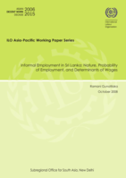 Informal employment in Sri Lanka: nature, probability of employment, and determinants of wages
