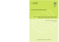 Trends in wages and earnings in India: increasing wage differentials in a segmented labour market