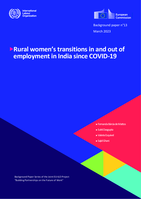Rural women’s transitions in and out of employment in India since COVID-19