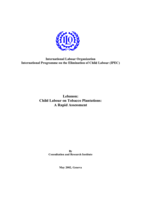 Lebanon: child labour on tobacco plantations : a rapid assessment