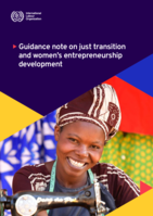 Guidance note on just transition and women’s entrepreneurship development