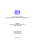 Thailand: child labour in illicit drug activities : a rapid assessment