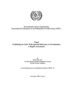 Nepal: trafficking in girls with special reference to prostitution : a rapid assessment
