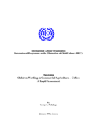 Tanzania: children working in commercial agriculture - coffee : a rapid assessment