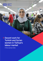 Decent work for Turkish and Syrian women in Türkiye’s labour market: a focus group study