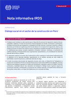 Diálogo social en el sector de la construcción en Perú