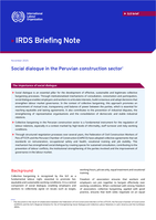 Social dialogue in the Peruvian construction sector