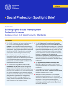 Building rights-based unemployment protection schemes: guidance from ILO social security standards