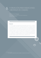 Formación para inserciones laborales de calidad
