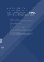 Las buenas prácticas que explican el avance de la formalización en Brasil durante el período 2003-2014
