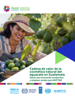 Cadena de valor de la cosmética natural del aguacate en Guatemala: hacia una innovación productiva y empleos verdes para MiPyme