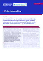 Los vínculos entre las normas internacionales del trabajo, los Principios Rectores de las Naciones Unidas sobre las empresas y los derechos humanos, y los Planes de Acción Nacionales sobre las empresas y los derechos humanos