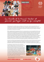 La famille et le travail: vouloir et pouvoir partager, c'est ce qui compte!