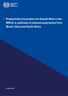 Productivity ecosystems for decent work in the BRICS: a synthesis of national experiences from Brazil, China and South Africa