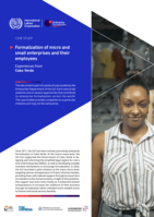 Formalization of micro and small enterprises and their employees: experiences from Cabo Verde