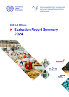 One ILO Ethiopia: evaluation report summary 2024