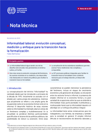Informalidad laboral: evolución conceptual, medición y enfoque para la transición hacia la formalización