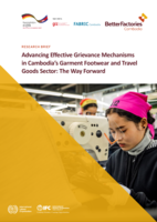 Advancing effective grievance mechanisms in Cambodia’s garment footwear and travel goods sector: the way forward