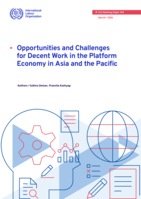 Opportunities and challenges for decent work in the platform economy in Asia and the Pacific