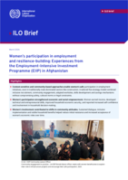 Women’s participation in employment and resilience-building: experiences from the Employment-Intensive Investment Programme (EIIP) in Afghanistan