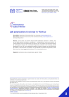 Job polarization: evidence for Türkiye