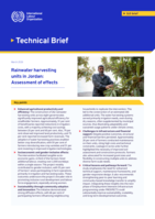 Rainwater harvesting units in Jordan: assessment of effects