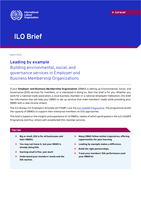 Leading by example: building environmental, social, and governance services in Employer and Business Membership Organizations